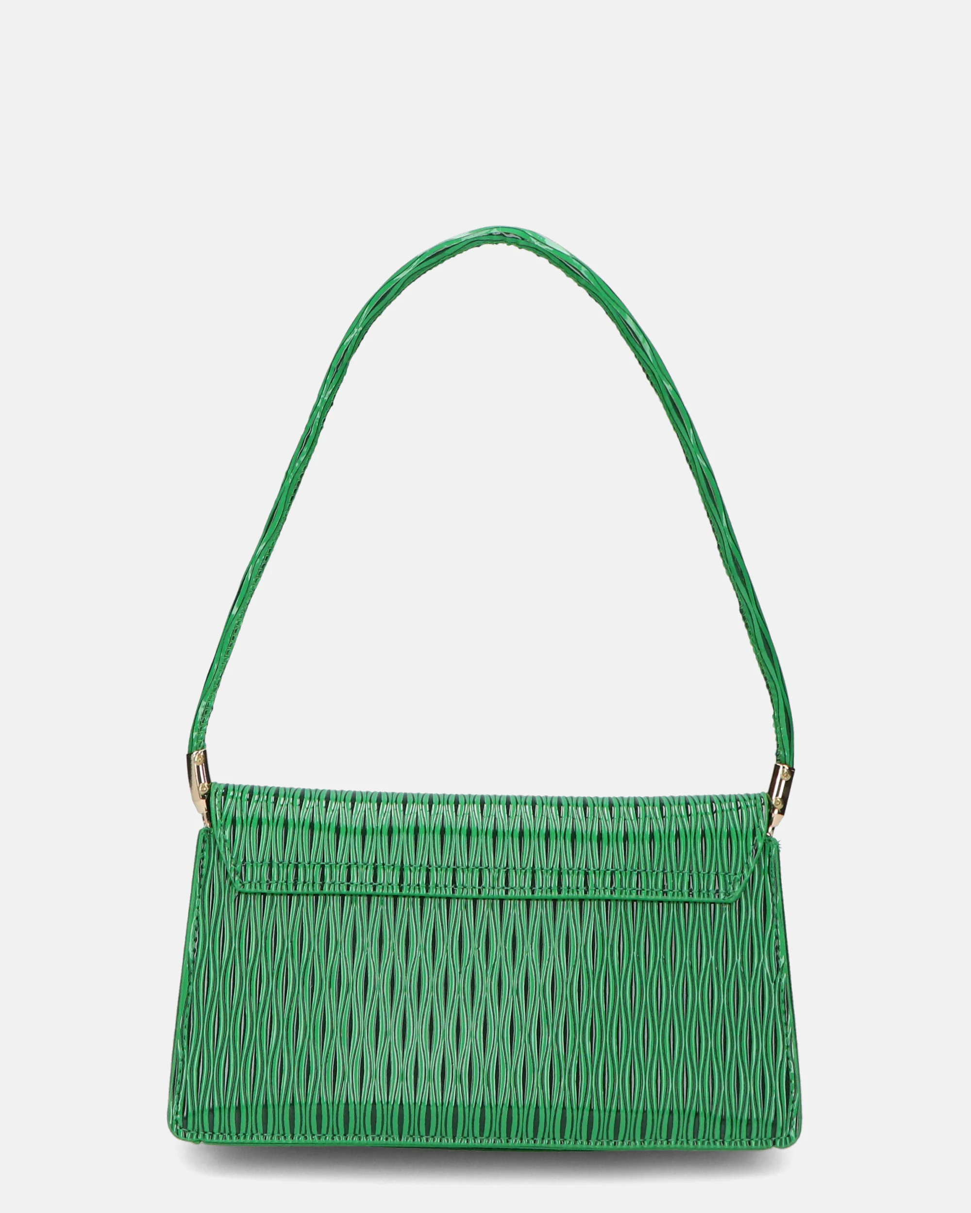 FANCY - borse in glassy verde con chiusura magnetica - Image 3