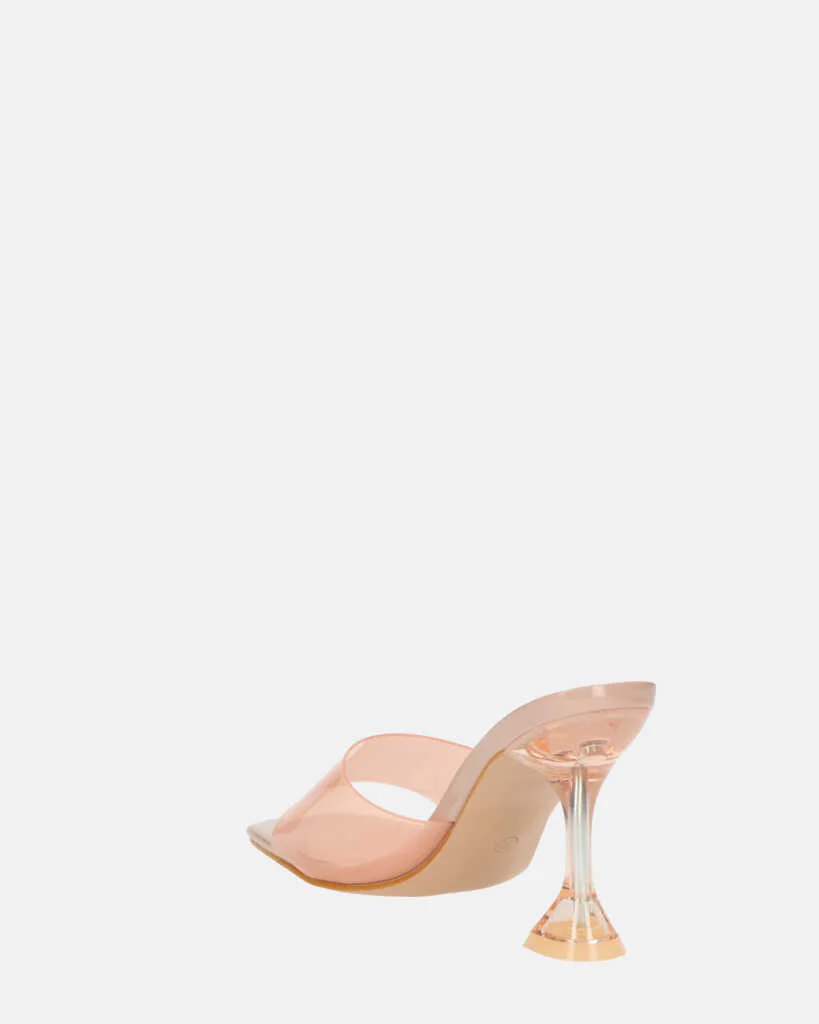 FIAMMA - sandalo con tacco in perspex rosa chiaro con suola in PU - Image 12
