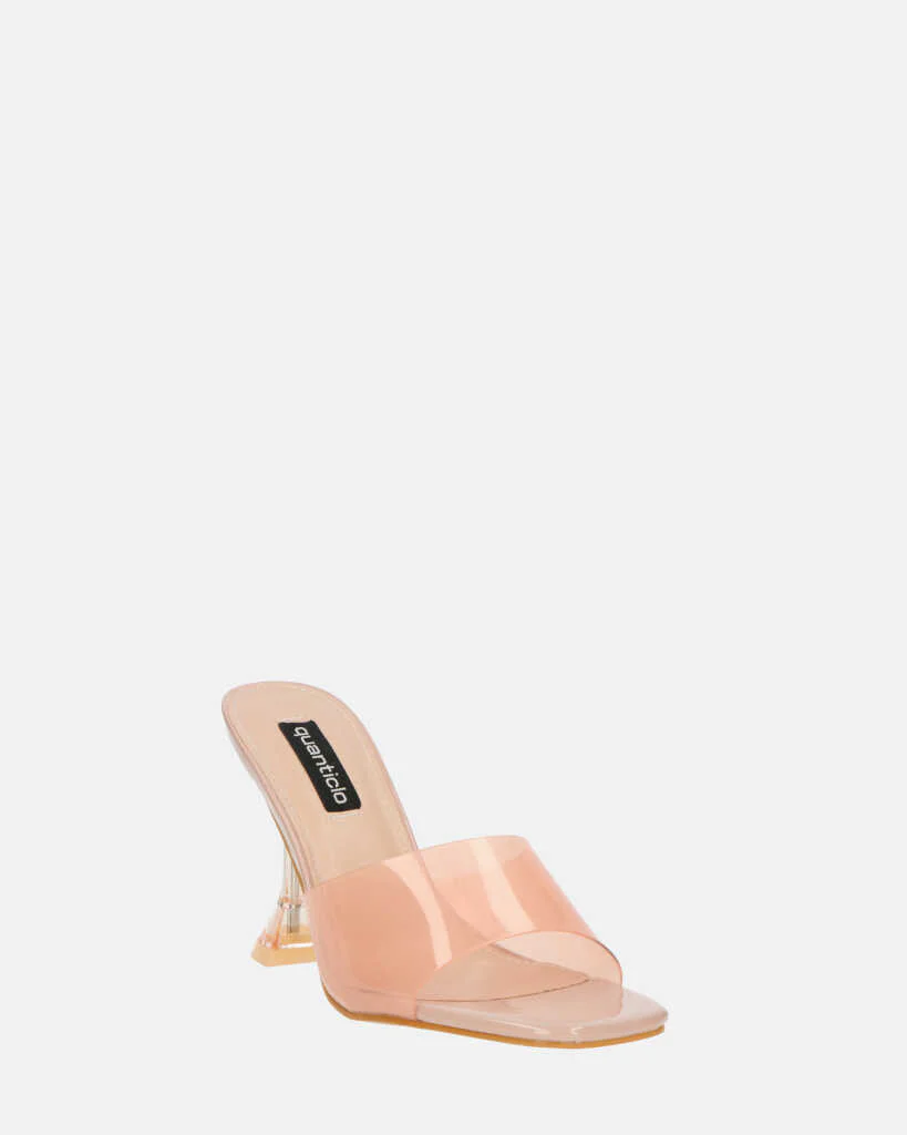FIAMMA - sandalo con tacco in perspex rosa chiaro con suola in PU - Image 6