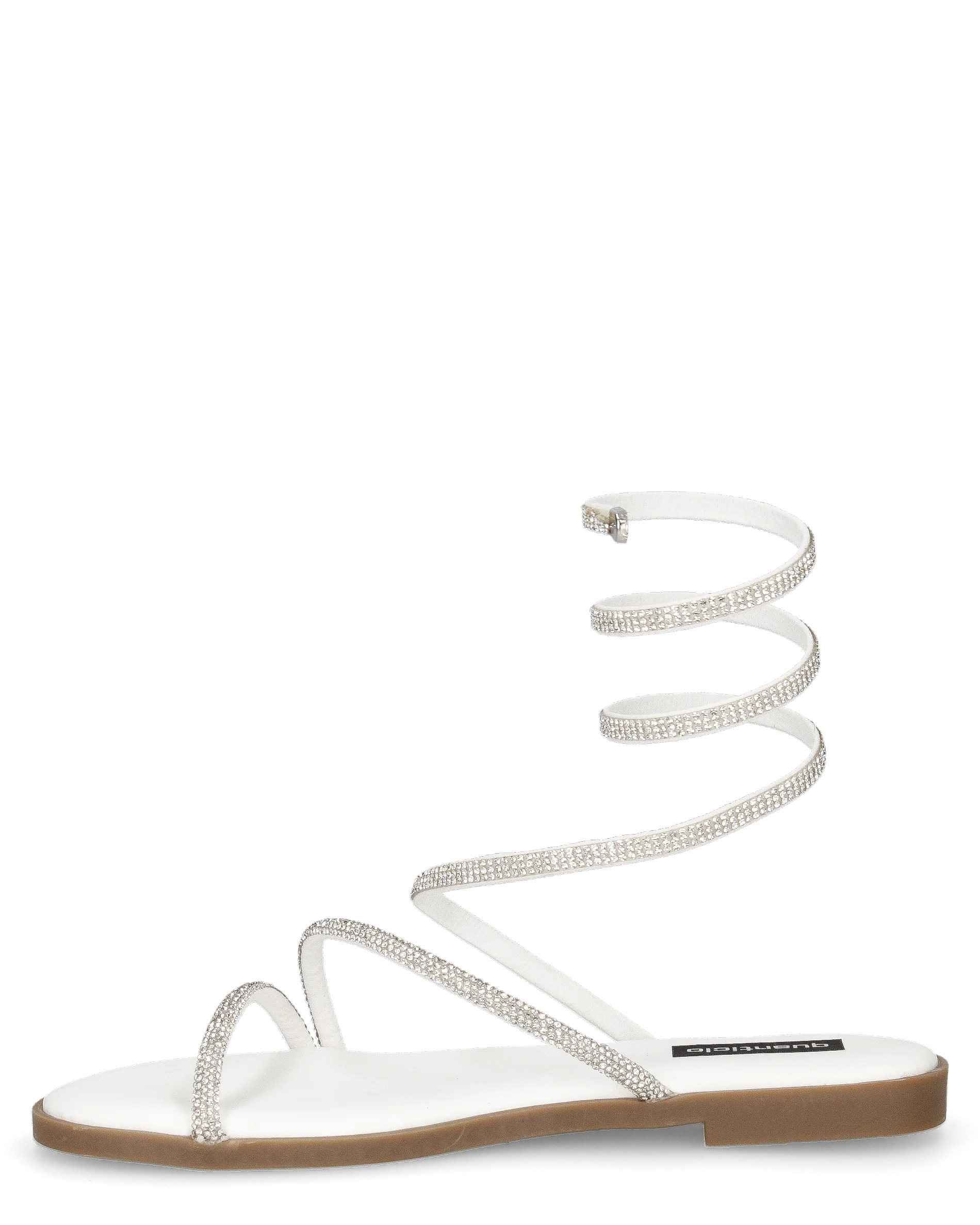HANNA - sandali flat bianchi con spirale - Image 6