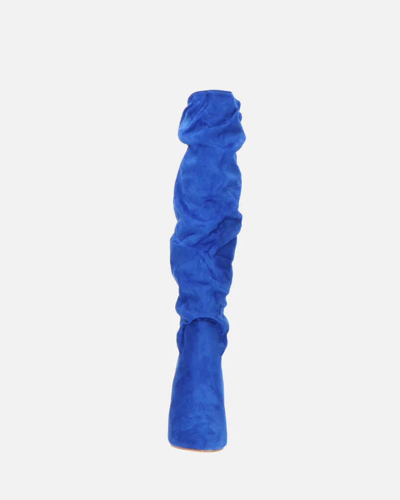 JONITTA - stivale alto con tacco in blu - Image 6