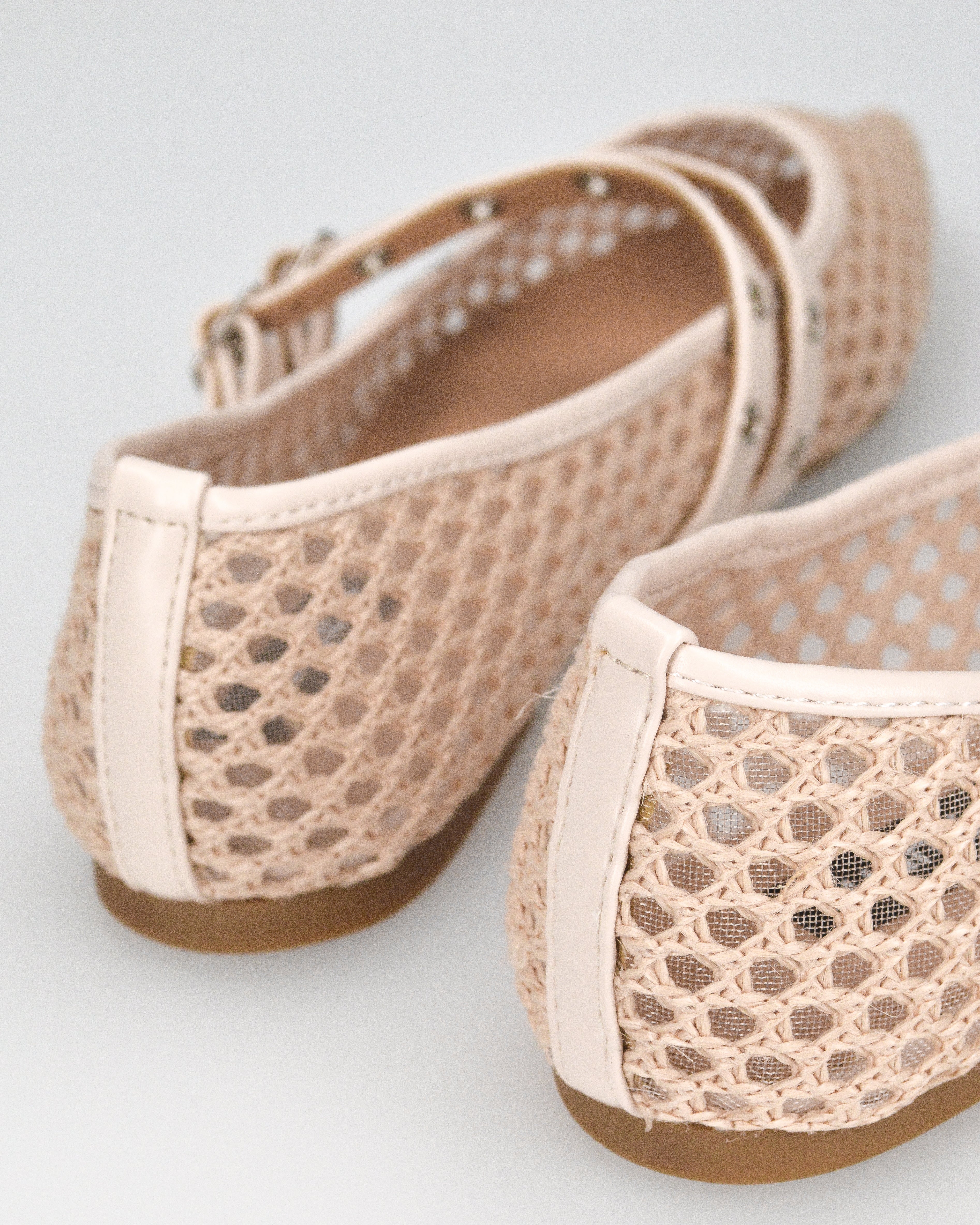 JUNINA - ballerine beige con texture traforata - Image 3