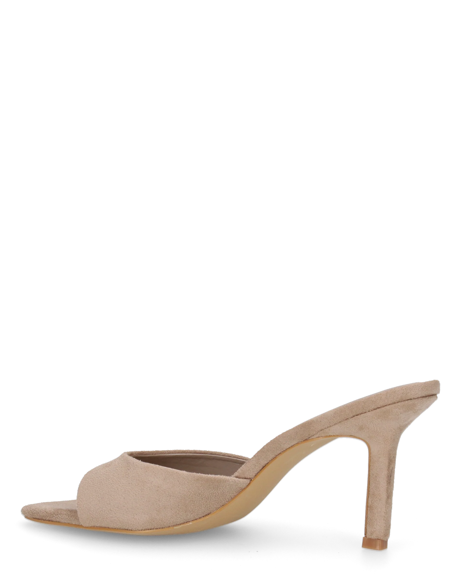MIKI - sabot a punta in camoscio beige con tacco a stiletto - Image 5