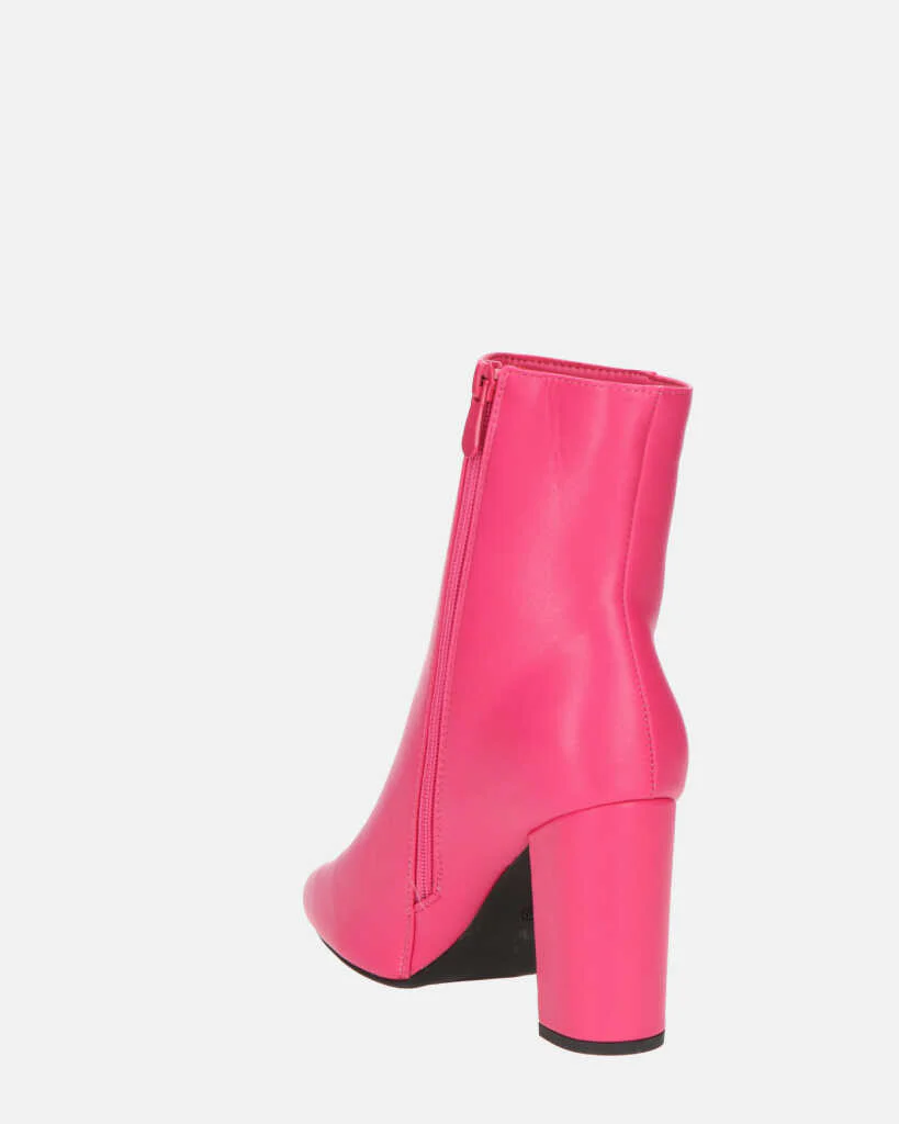 OLIVIA - stivaletti con cerniera in PU fucsia - Image 11