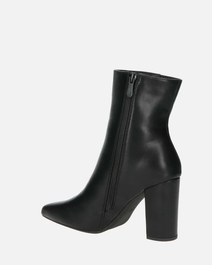 OLIVIA - stivaletti con cerniera in PU nero - Image 10