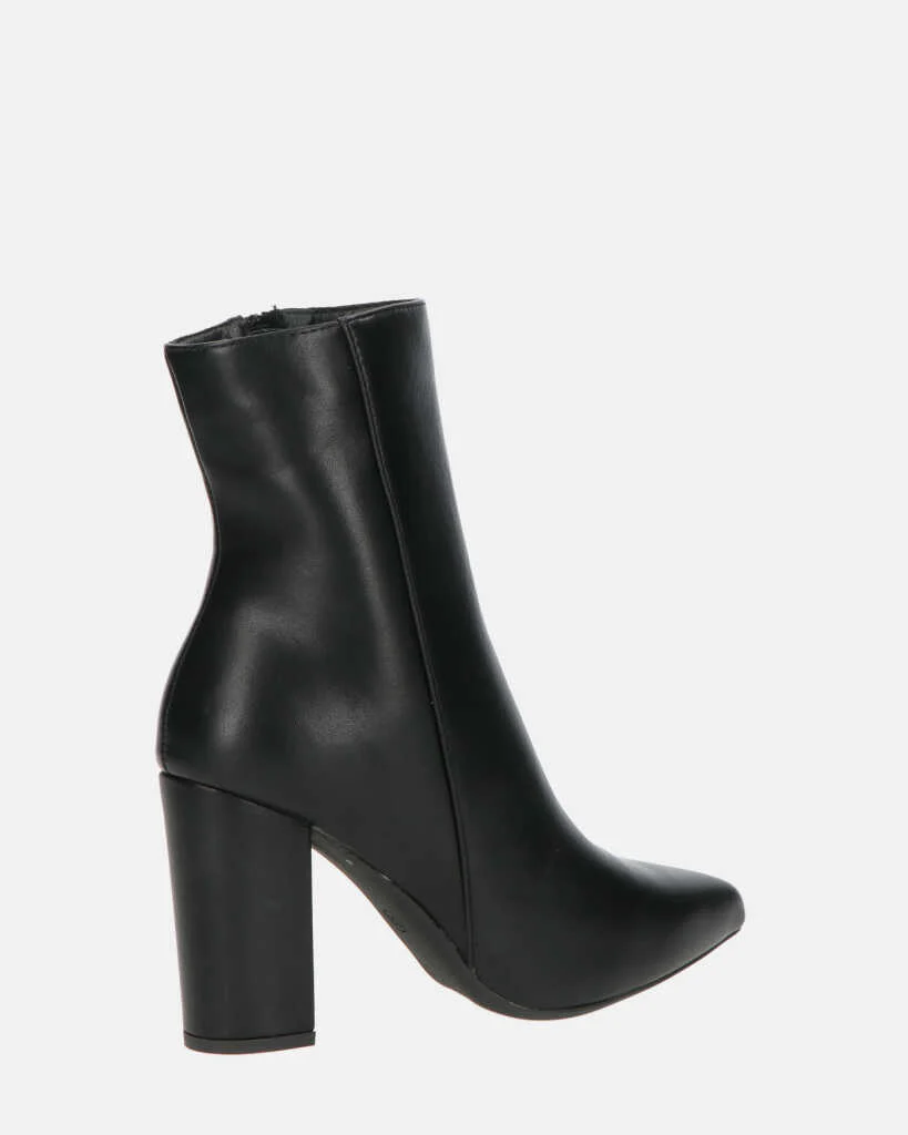 OLIVIA - stivaletti con cerniera in PU nero - Image 14