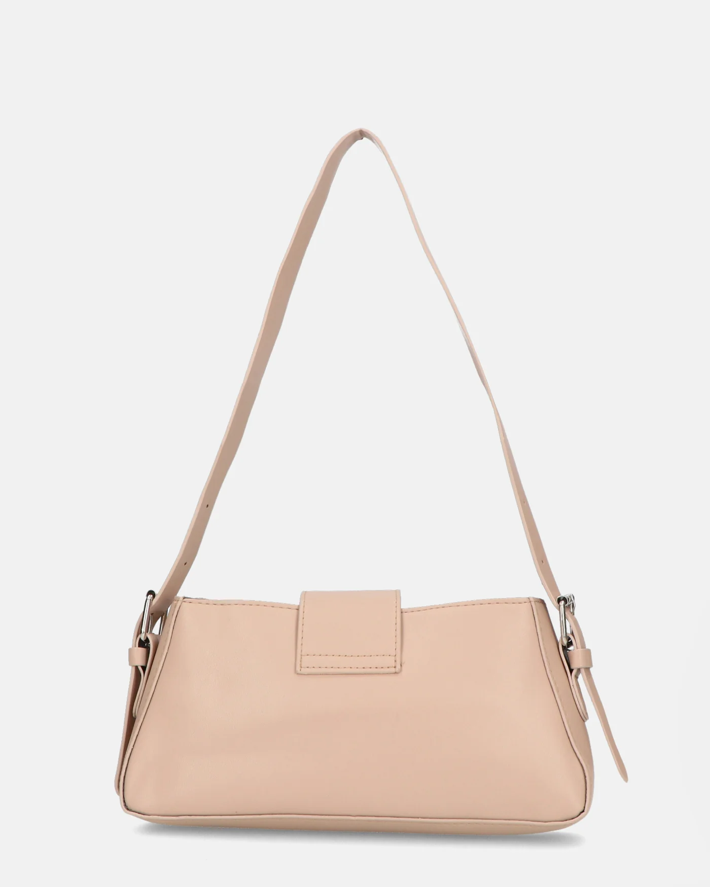 SAROY - borsa a tracolla cachi con chiusura a cintura e zip - Image 3