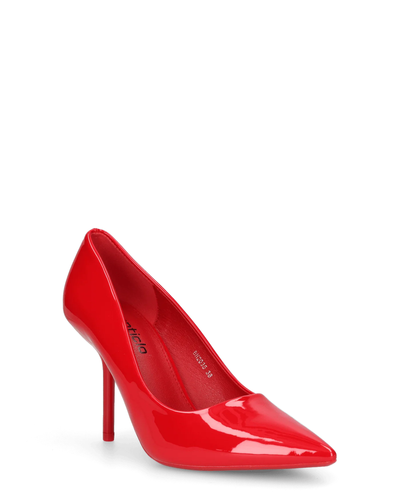 TOSCA - décolleté in glassy rosso - Image 3